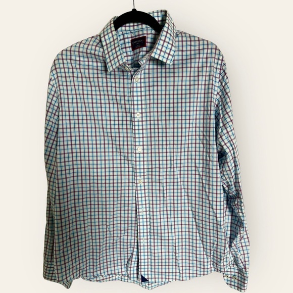 UNTUCKit Other - UNTUCKit Shirt Men's L 100 Cotton Long Sleeve Button Down Checkered Multicolor✅